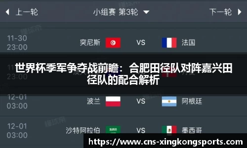 世界杯季军争夺战前瞻:合肥田径队对阵嘉兴田径队的配合解析